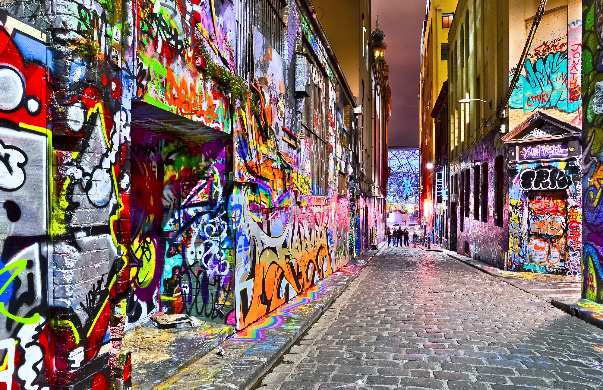 Hosier Lane, rue taguée de Melbourne