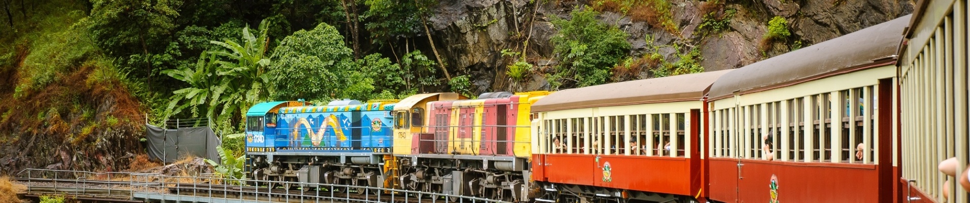 train vers kuranda Australie