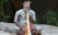 Portrait d'un aborigène jouant du didgeridoo Australie