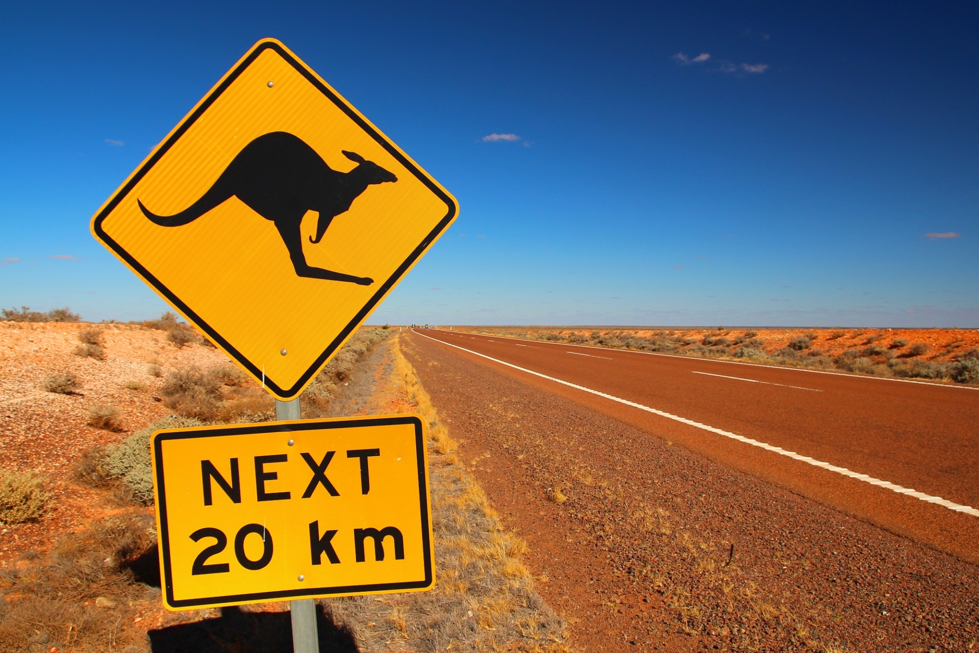 Route centre rouge Australie