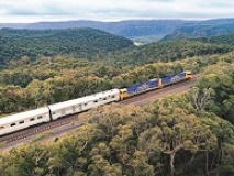 Train dans les Blue mountains, Australie