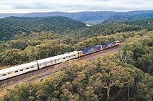 Train dans les Blue mountains, Australie