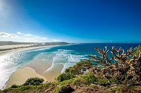 Wonderful Bay on Fraser Island Australie