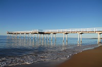 Urangan Pier in Hervey Bay, Australie