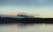 Lac St Clair avec forêt et montagne dans la brume