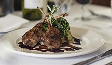 repas restaurant du train Australie