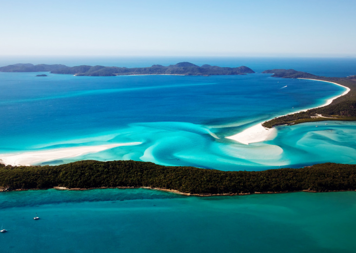 Plage Whitehaven Australie