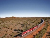 Train dans l'outback Australie