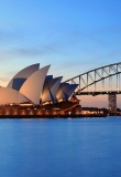 Panorama sur la ville de Sydney et son opéra